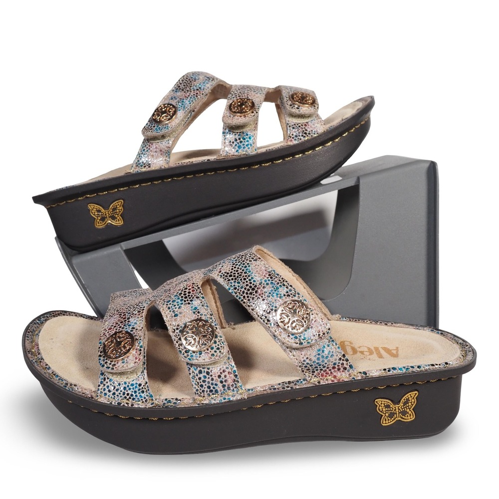 Alegria Venice Strappy Sandals Fawn Dottie Women's 5-5.5/35 DIN-518X